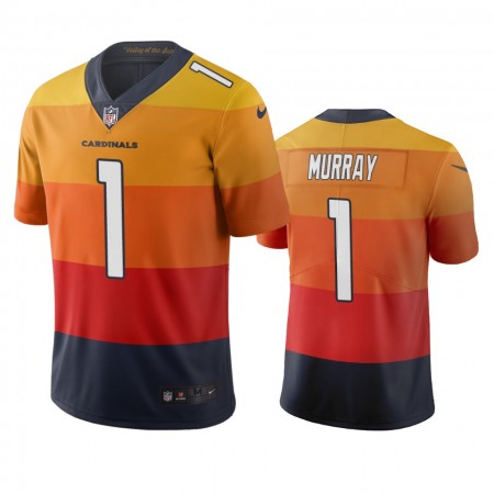 Maillot Homme Arizona Cardinals Kyler Murray 1 City Edition Sunset Orange Vapor Limited